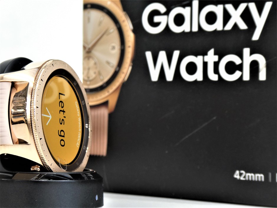 Samsung Galaxy Watch Bluetooth Lte Sm R815f 42 Mm Rose Gold Sm R815f Auction 0030 Grays Australia