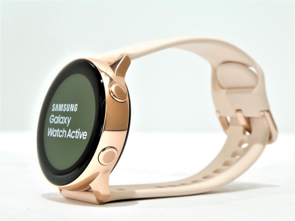 Samsung Galaxy Watch Active 40mm (Rose Gold)( SMR500) Auction (0024