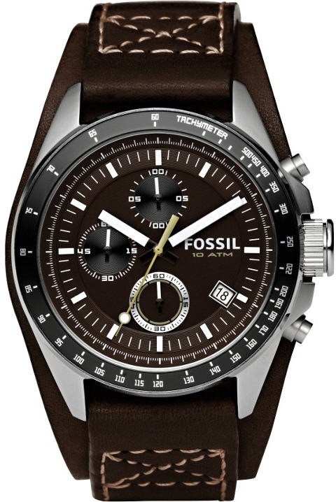 Men's Fossil Decker Chronograph Cuff Wat