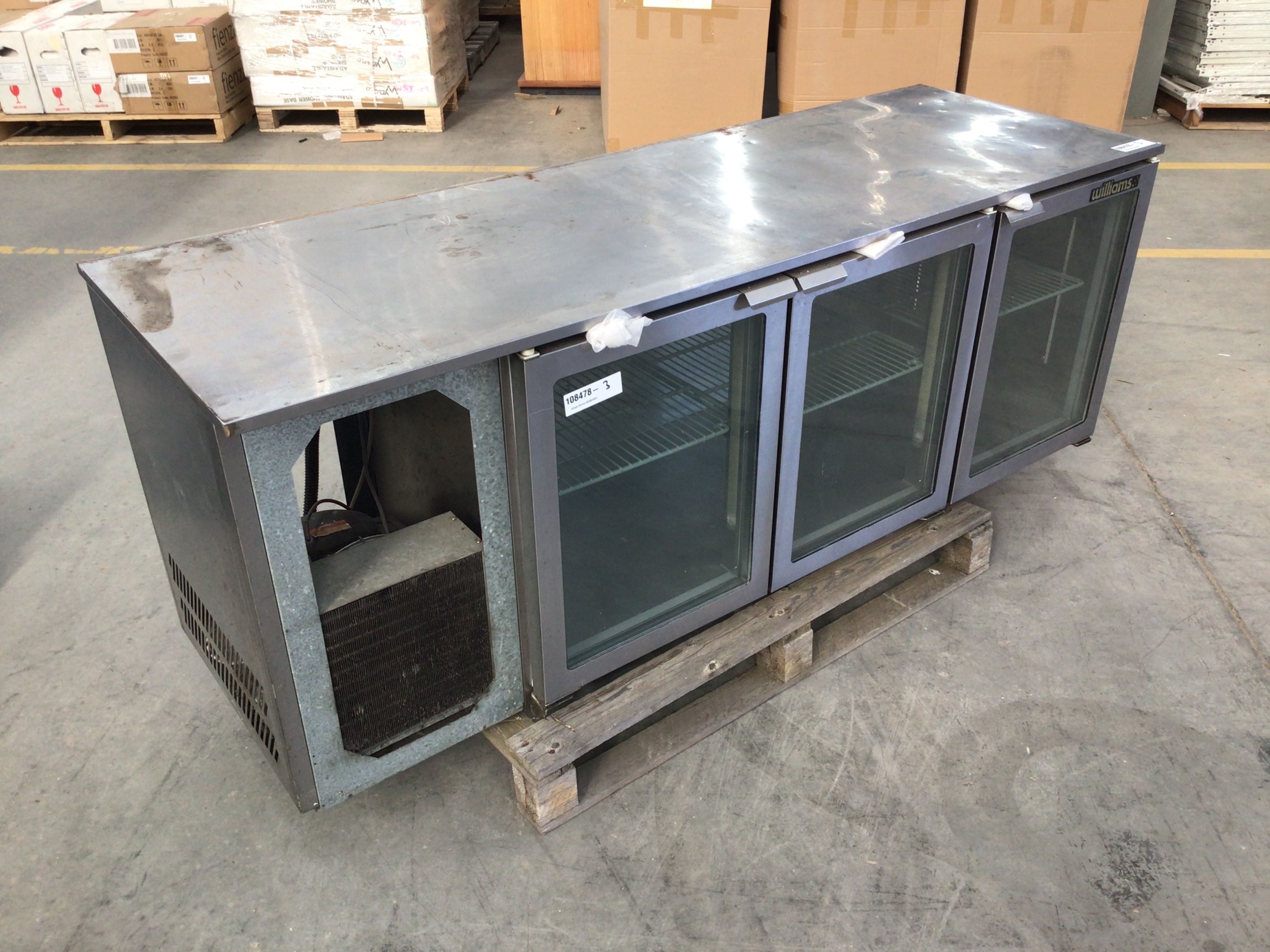 3 Door Commercial Under Bench Refrigerator Auction (00033140051