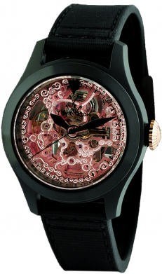 Women's Black Toywatch Toy2Fly Skeleton 