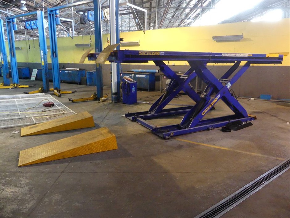 2012 PowerRex SL5500X Wheel Alignment Hoist Auction (00015046275