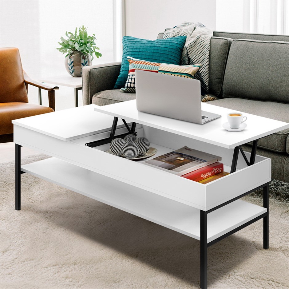 Coffee Table with Lift Up Top 120cm