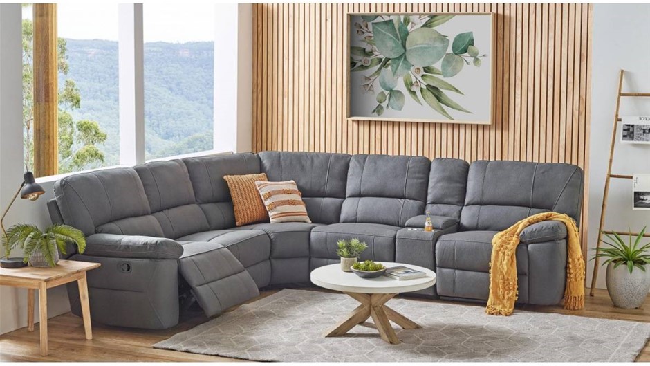 7 seater modular discount lounge with recliner