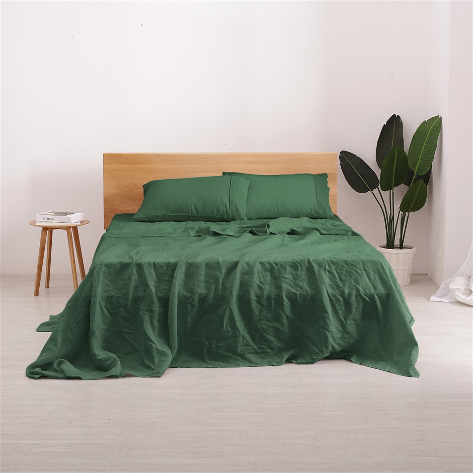 Natural Home 100% European Flax Linen Sh