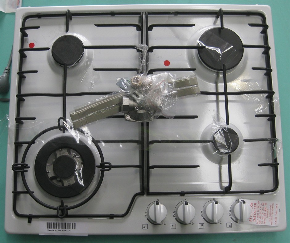 Westinghouse 60cm 4 Burner Gas Cooktop Model GHR16W (Reconditioned