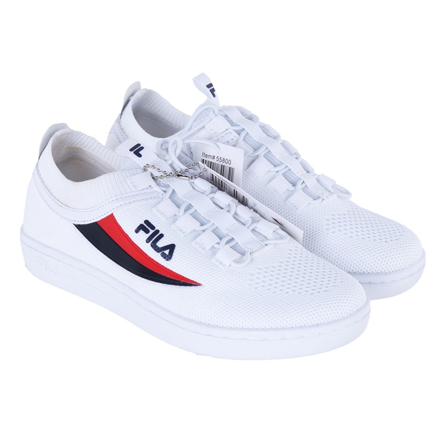 FILA Mesh Running Shoes, Size UK 3.5 / US 6, White/Navy/Red. S Auction | GraysOnline Australia