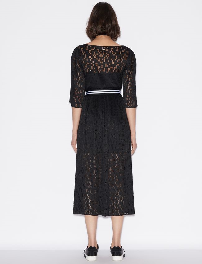 ARMANI EXCHANGE Women's Laser Cut Lace Dress. Size 8 EU, Colour: Black. Buy  Auction | GraysOnline Australia