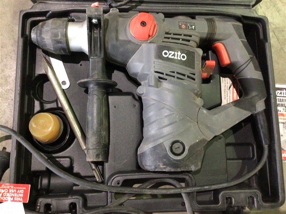 Ozito 1600w rotary hammer drill hotsell