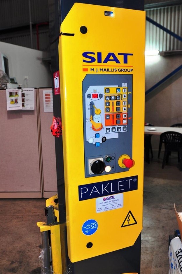 Automatic Pallet Wrapper Siat Paklet Model W Auction (00075006960