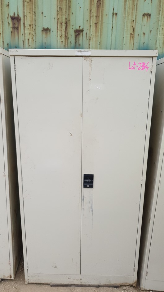 2 Door Brown Built Steel Storage Cabinet