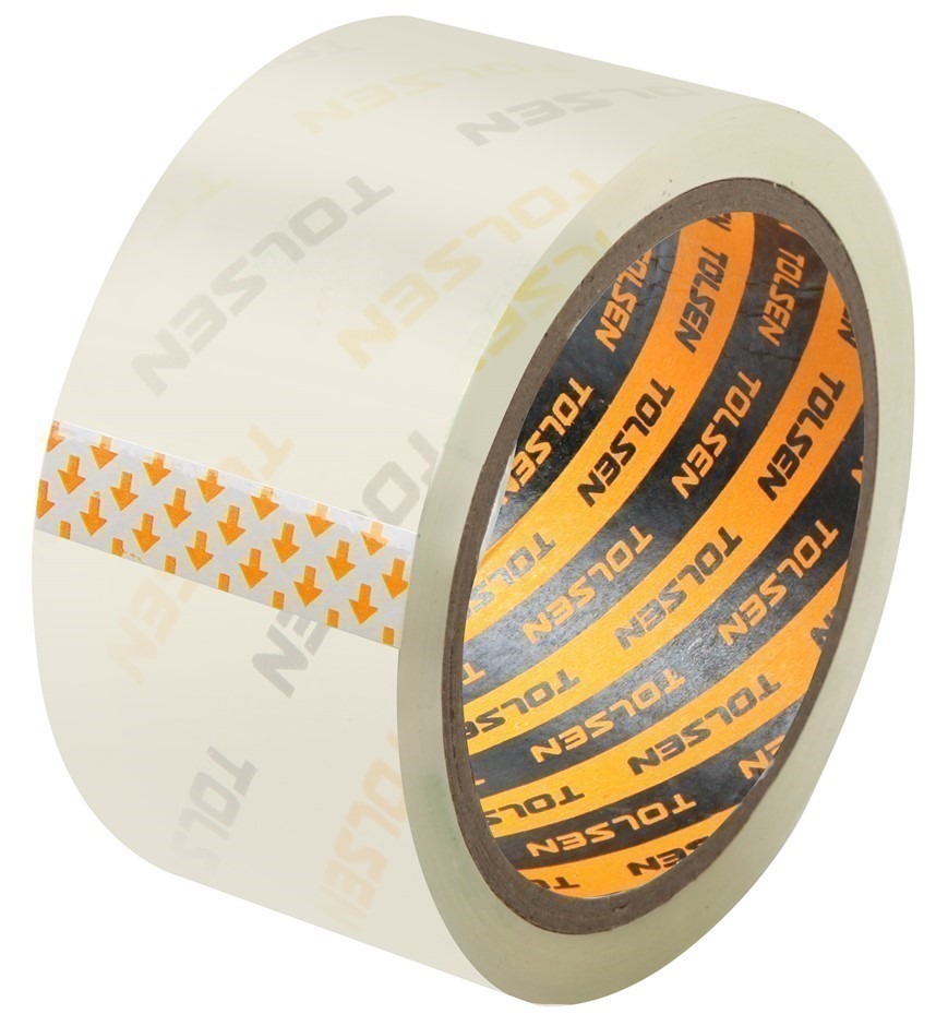 12 x TOLSEN Transparent Bopp Packing Adhesive Tapes, 48mm x 50M. Buyers Not