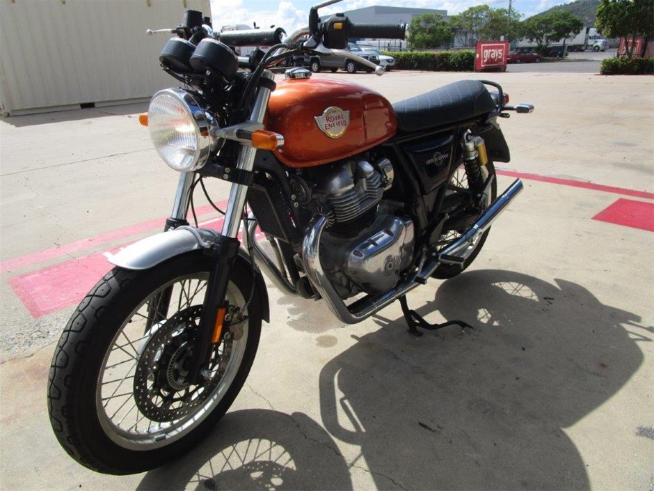 2019 Royal Enfield Interceptor 2 seater Road, 3222 km indicated Auction ...