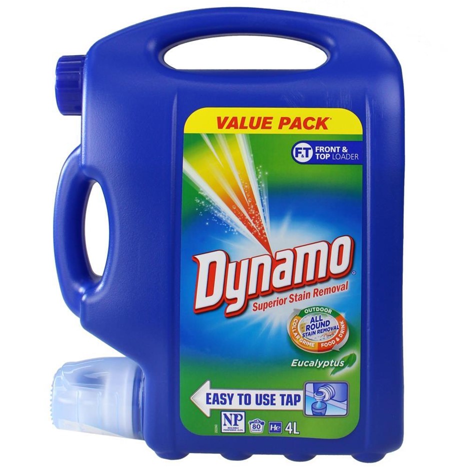 Dynamo 4L Laundry Liquid Eucalyptus Fron