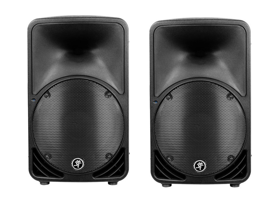 2 x Mackie SRM350v2 Powered Active Speak