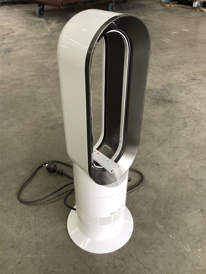 Dyson AM09 Hot + Cool Fan Heater - White/Nickel Auction (0007-3020935) |  Grays Australia