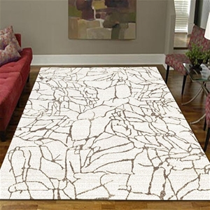 Marble Rug - White - 170x120cm