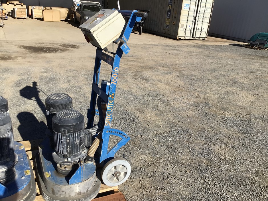 Concrete Grinder Double Head Heavy Duty 415V. Auction (00485047678