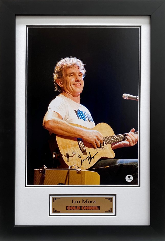 Ian Moss Cold Chisel Signed Photo Framed Auction (0004-1309786) | Grays ...