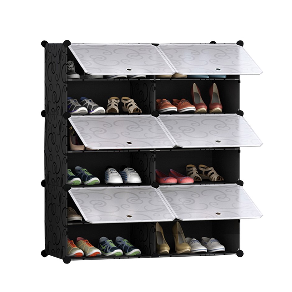SOGA 6 Tier 2 ColumnShoe Rack Organizer 