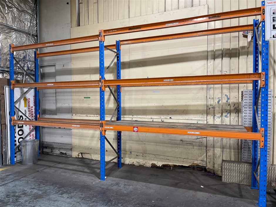 Dexion 2 Bay Pallet Racking, Upright height 3000 Auction (0024-3021447 ...