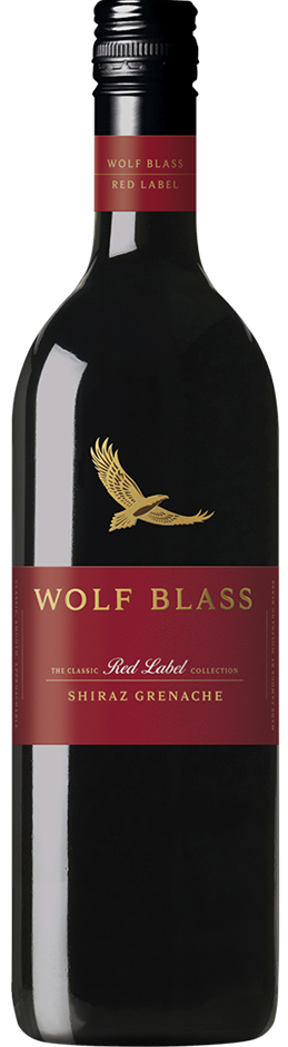 Wolf Blass Red Label Shiraz Grenache (6x 750mL), Current Vintage Release