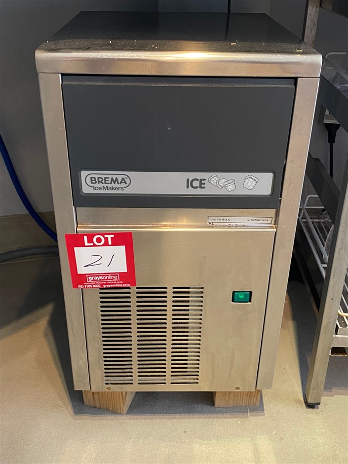 BREMA CB184AQ Stainless Steel Ice Maker Auction (00215048399) Grays