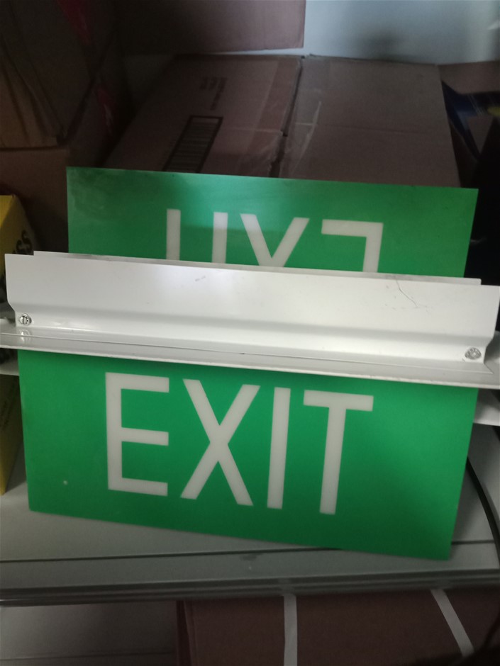 2x Exit Sign Auction (0025-1309919) | Grays Australia