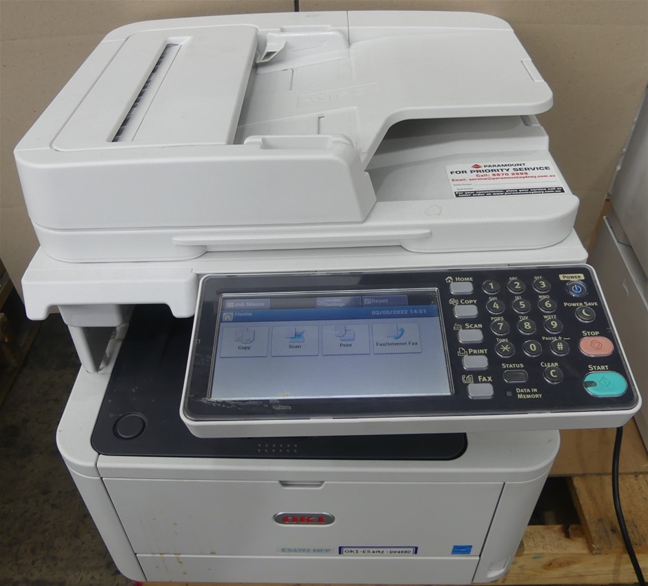 OKI ES4192 MFP A4 Mono Multifunction LED Laser Printer Auction (0014 ...