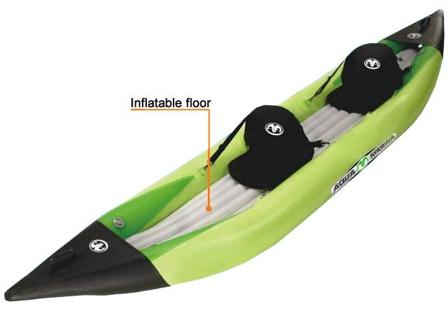 Aqua Marina K1 2 Person Inflatable Kayak