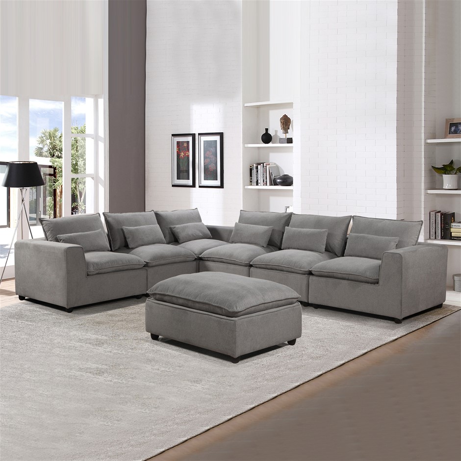 6 Seater Cloud Sectional Sofa in Belfast