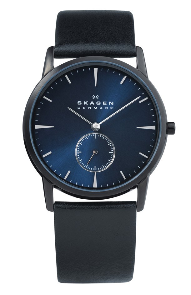 Skagen Mens Seconds Dial Watch - 958XLBL