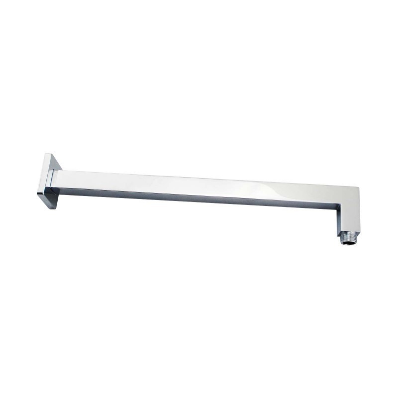 Square Chrome Brass Wall Mounted Shower 