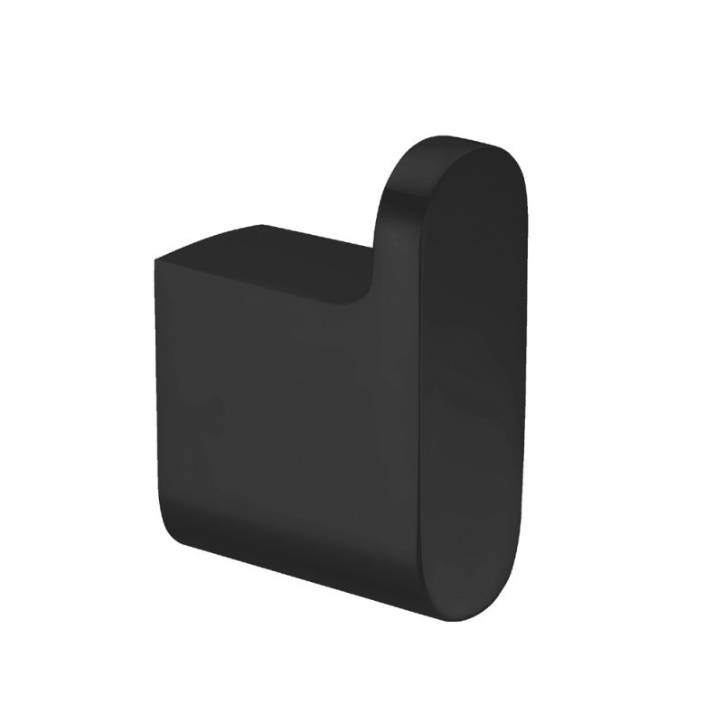 AU Series Black Round Robe Hook