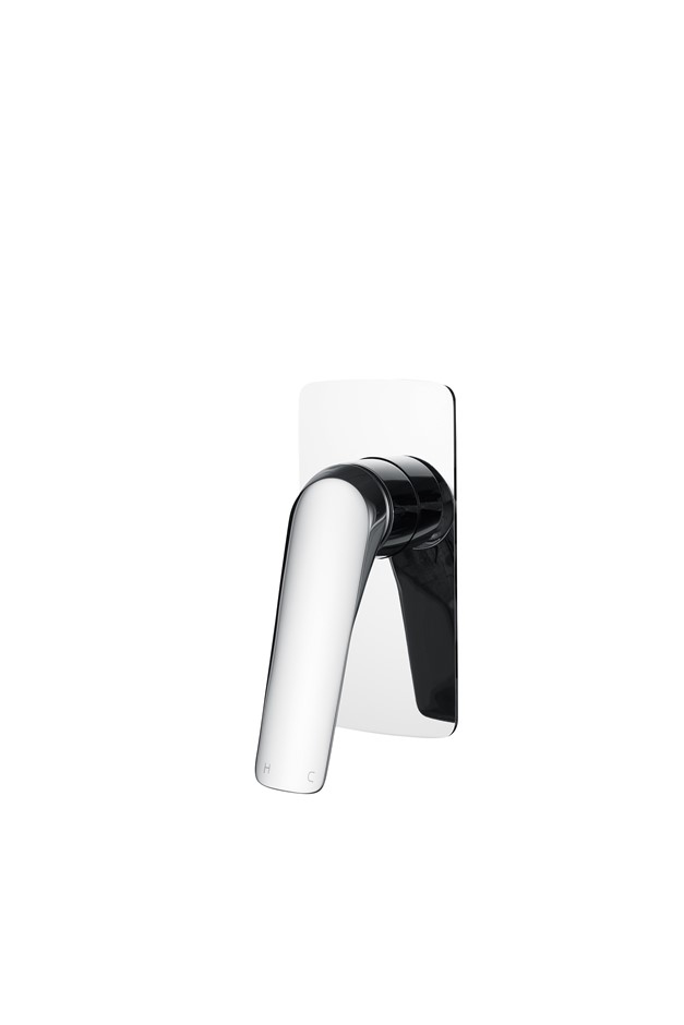 AU Series Square Chrome Shower/Bath Wall