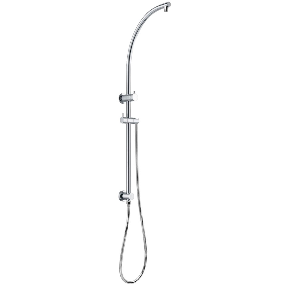 Round Chrome Shower Station without Show