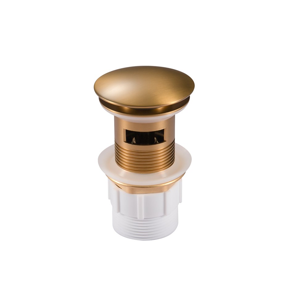 32/40mm Brushed Yellow Gold Mushroom Sol