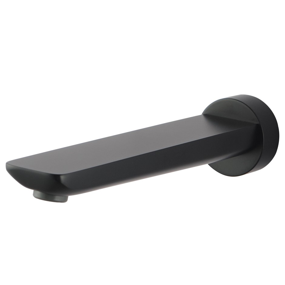 RUSHY Series Black Bathtub/Basin Wall Sp