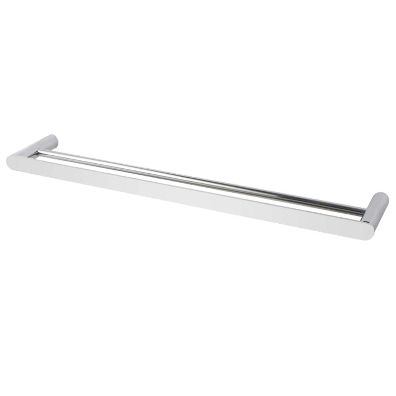 RUSHY Seris Chrome Double Towel Rail 800