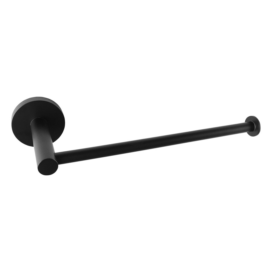 LUCID PIN Series Black Round Towel Hook 
