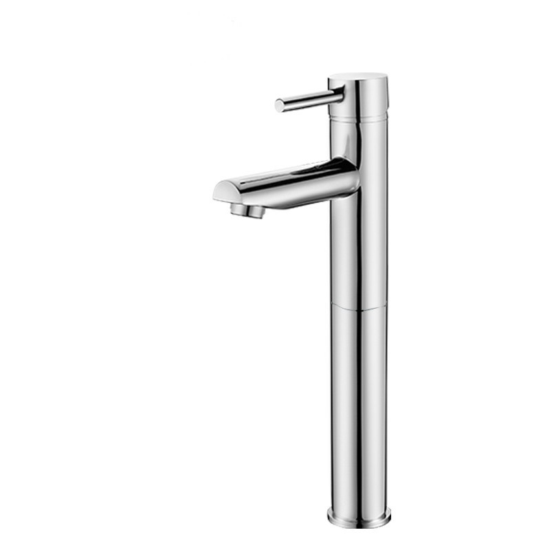LUCID PIN Series Round Chrome Tall Basin