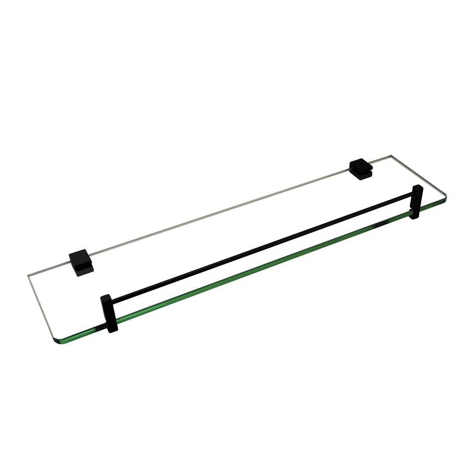 BLAZE Series Black Glass Shelf Holder 50