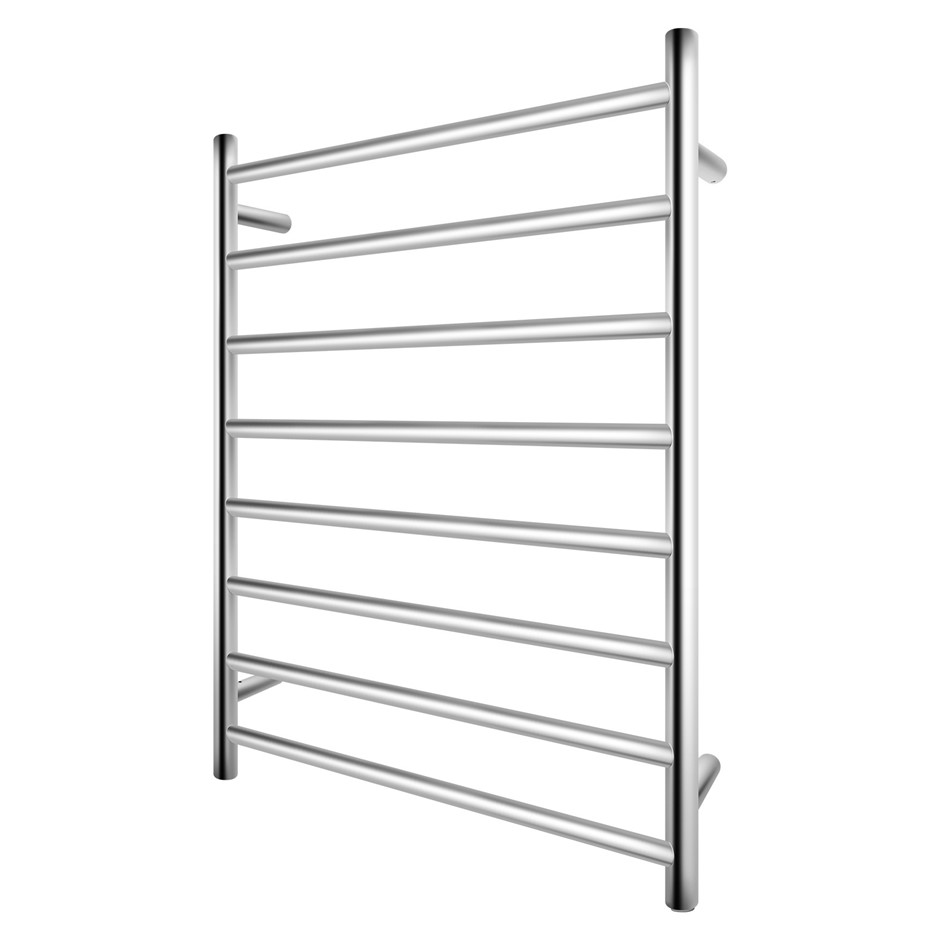 Chrome Round Electric Heated Towel Rack 