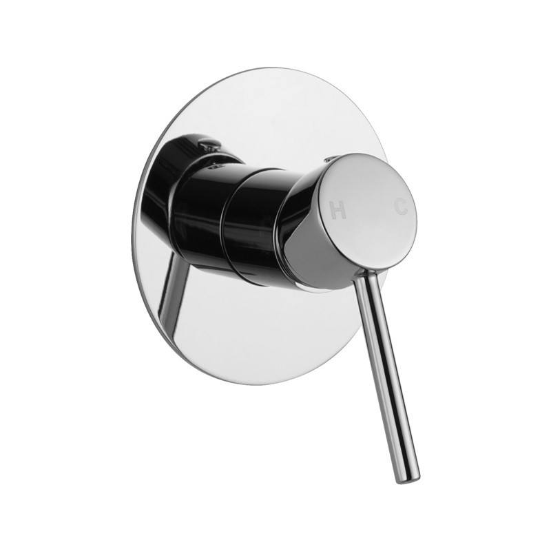 LUCID PIN Series Round Chrome Shower/Bat