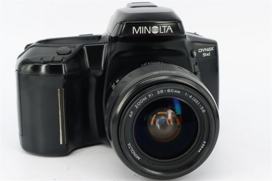 Minolta 5xi 35mm Film Camera with 28-80mm F/4-5.6 - Faulty Auction ...