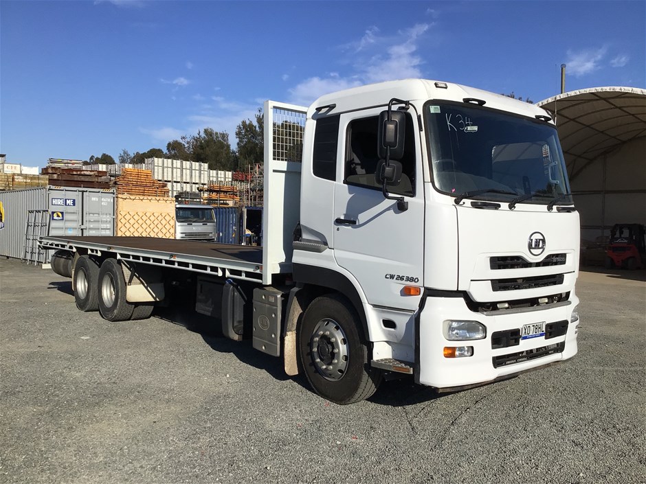 2014 Nissan UD CWB55E 6x4 Table Top Truck Auction (00015049150