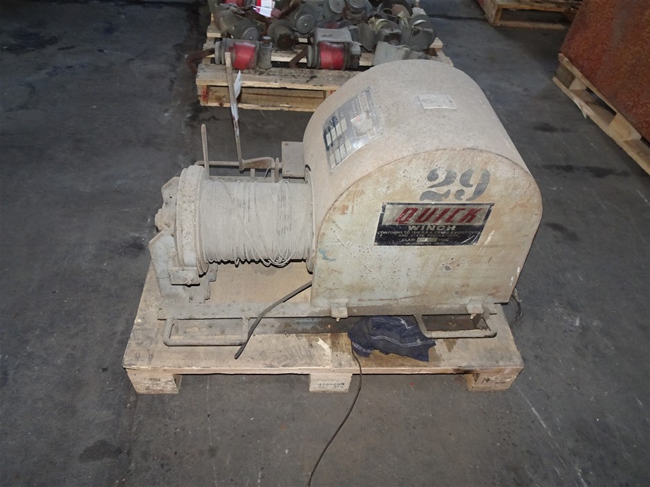 Quick Winch Power Gauging Power Winch Auction (01348015377) Grays