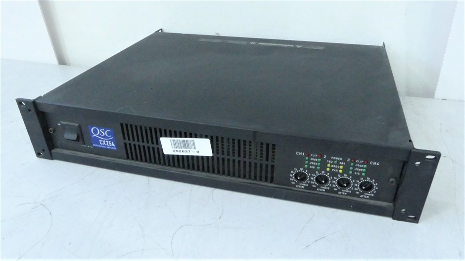 QSC CX254 Power Amplifier Auction (0011-2186095) | Grays Australia