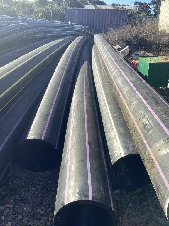 Poly Pipe Yellow Stripe Auction (01537039575) Grays Australia