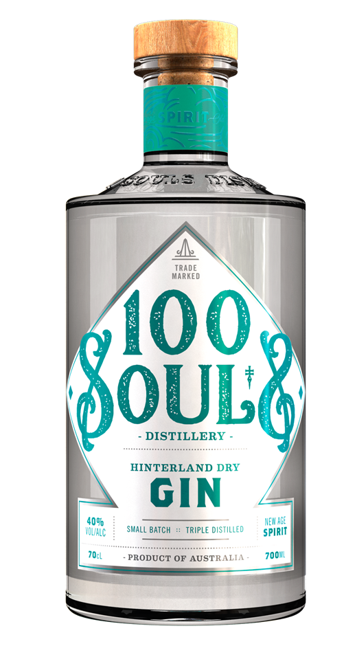 100 Souls Hinterland Gin (2 x 700mL)